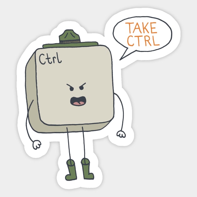 Take Control Sticker by Matt Andrews